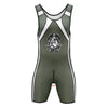 Men's Singlet Zipper Front Back Dog Man Play Bodysuits