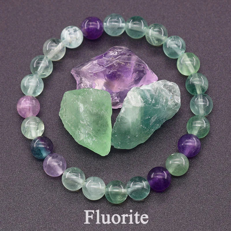 Amethust Bracelet Made of Real Natural Stone Beads Body-Purifying Geniune Amethyst Natural Crystal Bracelet for Women Pulsera