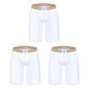 1/2/3PCS Men's Ice Silk Boxers Transparent Boxers 0.01 Ultra-thin Fabric See Through Underpants Seamless Underwear Boxer Shorts