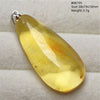 Natural Amber Pendant From Baltic Flower Yellow Amber Water Drop Women Men Jewelry Reiki Stone Women Men AAAAAAA