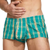 SEOBEAN 100% Cotton Men's Boxers Classic Plaid Boxer Shorts Mens Underwear Panties Home Shorts Sleep Lounge Pajama Shorts