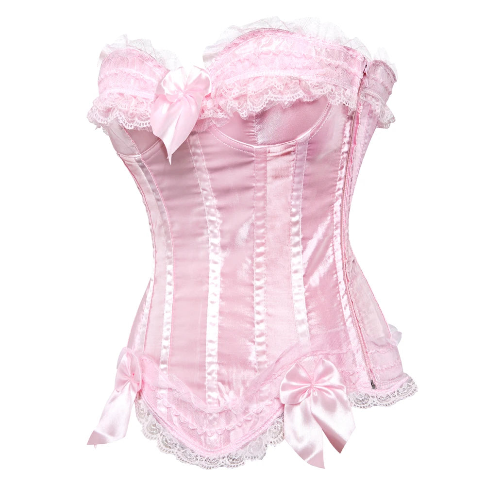 Lace Overbust Corset Top Women
