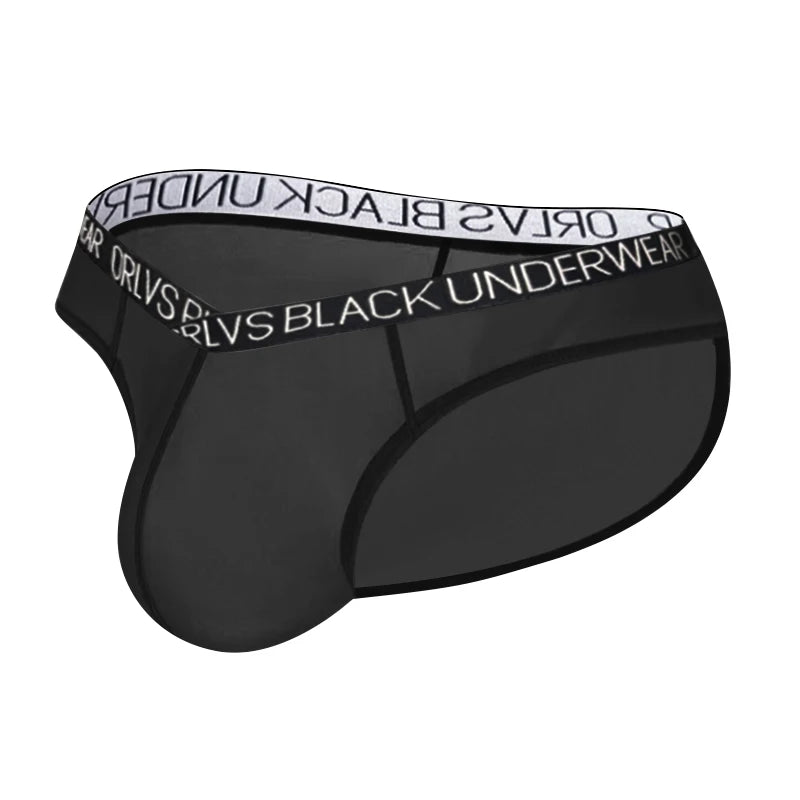 Transparent Men's Underwear Briefs Comfortable Low Wasit Ice Silk Sexy Men Panties Quick Dry Breathable antibacterial Underpants