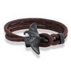 MKENDN Ocean Style Manta Ray Multilayer Rope Bracelet Charms Men Women Beach Wristband Adjustable Jewelry Homme