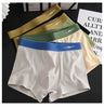 4PCS Mens Underwear Men Fashion Underpants Male High Stretch Boxer Panties Shorts Breathable Soft Shorts Comfortable Plus size