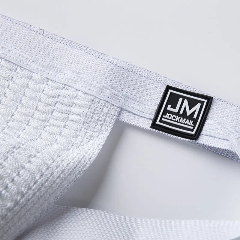 JOCKMAIL Jockstrap Sexy Men Underwear White
