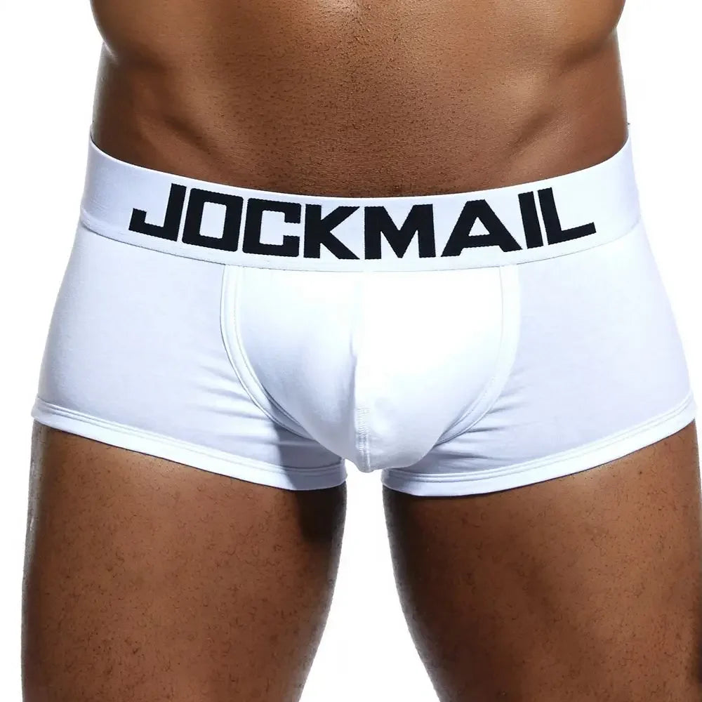 JOCKMAIL Brand Male Panties Breathable Boxers Cotton Men Underwear