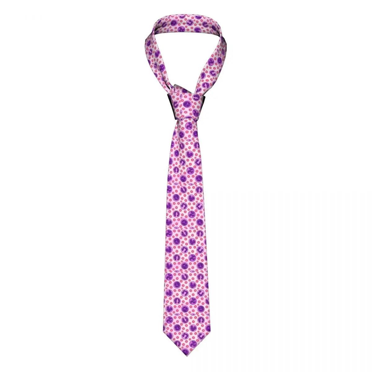 Custom Fashion Muppet Science Neckties for Men Silk Chemistry Elements Office Neck Ties
