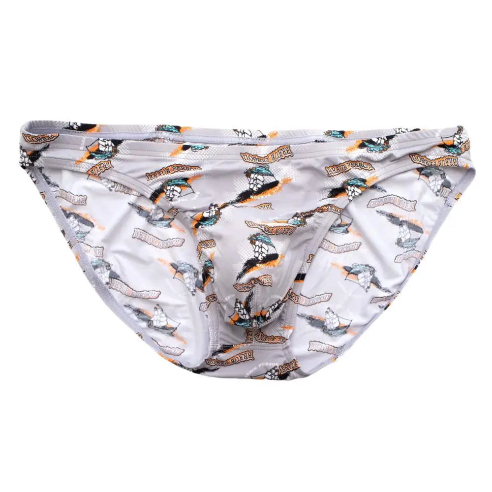 BRAVE PERSON Nylon Men's Briefs Sexy Underwear Print Underpants Briefs Male Panties Bikini Briefs