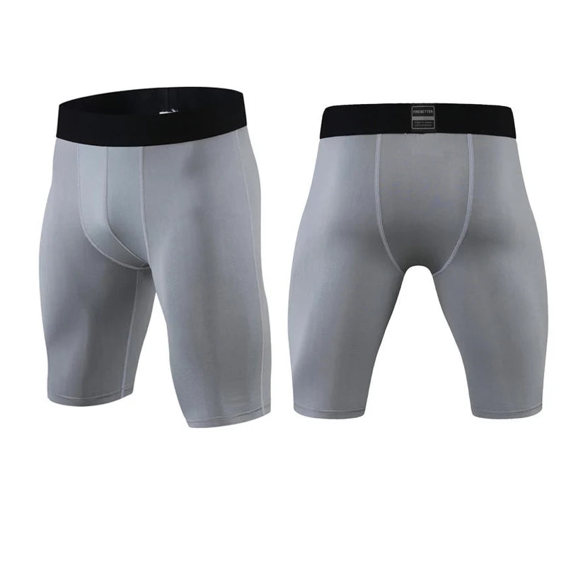 Sports Fitness Pants Men Gym Shorts Workout Tights