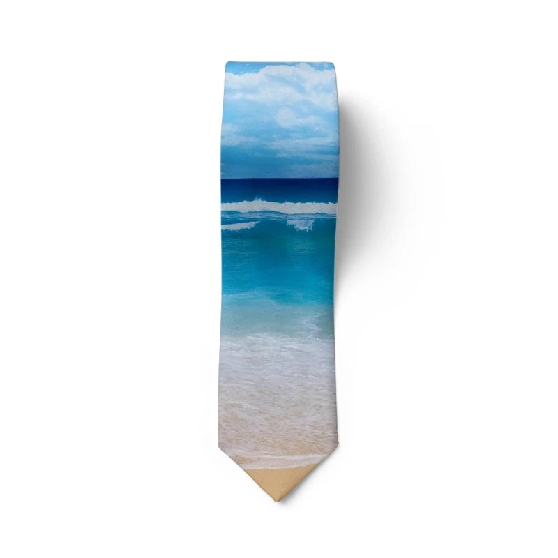 Funny little dinosaur men's tie unisex 8cm business dating tie novelty snakeskin egg tie party tie holiday gift