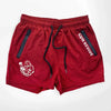 Men's Quick Dry Side Printed Shorts Double Zipper Pocket Side Design Running Basketball Training Fitness Shorts Summer