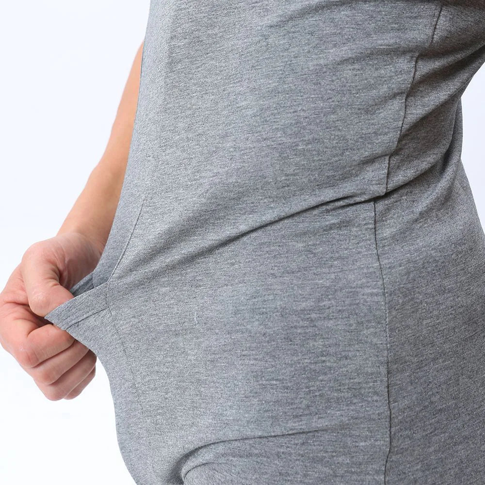 Men's Jumpsuit Cotton Crotch Opening Jumpsuit Romper