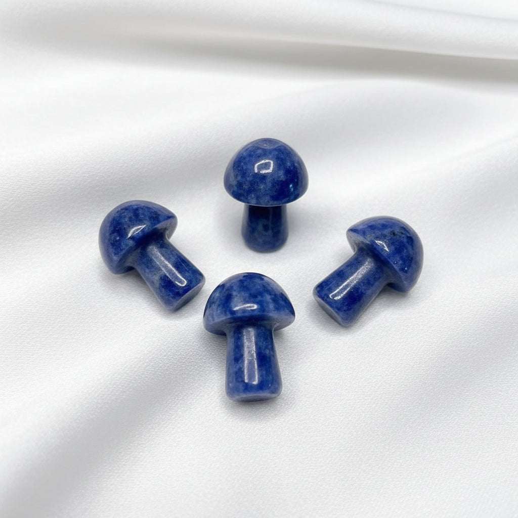 Mini Mushroom Carved Gemstone
