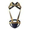 Men's Jockstrap Underwear Bodysuit Suspender Jumpsuits Sexy Lingerie Men Harness Hollow Out Bondage Elastic Hole Erotic Costume
