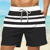 Men's Relaxed Fit Shorts with Sleek 3D Line Patterns – Modern, Breathable & Perfect for Casual Street Style