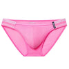 Men Bikini Briefs Sexy Underwear Gay Panties Comfortable Penis Pouch Slip Hombre Cuecas Male Underpants Nylon Mesh Quick Dry