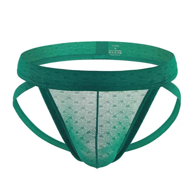 Sexy Men Underpants Thong Man Men's Thong And G String Jockstrap Men's Comfort U Convex Design Smooth Long Bulge Pouch Shorts