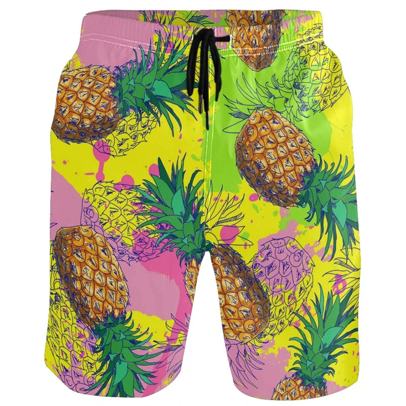 Funny Duck Graphic Beach Shorts for Men 3D Print Animal Board Shorts Sports Gym Swim Trunks Swimsuit homme Cool Ice Shorts Pants