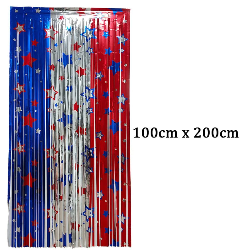 Independence Day Party Supplies American Flag Tableware USA Plates, Cups, Napkins, Forks, Spoons For 4th Of July USA Party Decor