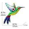 Metal Hummingbird Bird Wall Decor