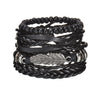 MeMolissa New Fashion Braided Wrap Leather Bracelets for Men High Quality Vintage Charm Wood Beads Ethnic Tribal Wristbands