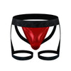 Men PU Faux Leather Jockstrap Harness Men Bondage Fetish Hombre Stage Nighclubwear Sexual Gay Underwear Pouch Strap Lingerie