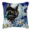 Cats Latch Hook Kits Pillow Cover