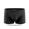 Ice silk underwear men's seamless ultra-thin transparent boxer shorts sexy one piece summer breathable youth tide four corners