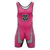 Men’s Zip-Front & Back Wrestling Singlet – Sleeveless Compression Bodysuit | Breathable Stretch Fit | Powerlifting, Gym & Performance One-Piece