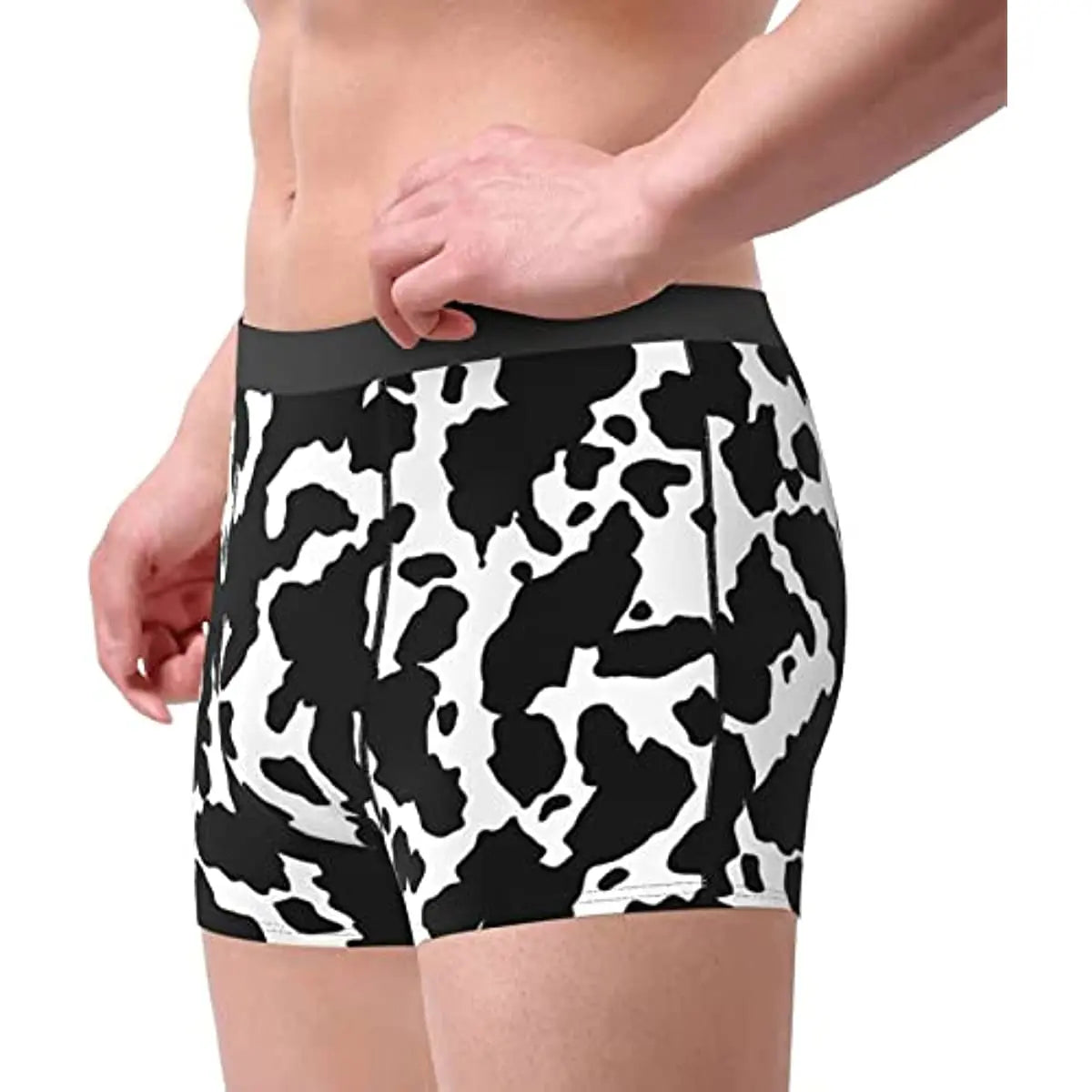 Cow Print Men Milk Underwear Boxer Briefs Regular Sport Mens Boxer Briefs Underwear Men Boxer Hombre Men Sexy Men Underwear