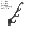 Animal Shape Ironwork Metal Hooks Clothes Hat Key Retro Style Originality Wall Hooks Villa Courtyard Wall Mounted Decorate home