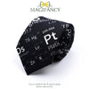 100%Cotton 8cm Tie Math Sciences Astronomy Physical Chemistry Men College Academy Institute School Cosplay Gift Cravat Accessory