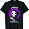 Skull and Crow Goat Retro Aesthetic Pastel Goth Art T-Shirt Women Kawaii Anime Clothes Hombre Camisetas Tops Vintage Men T Shirt