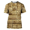 Men's Egyptian Totem 3D Printed T Shirt Summer Funny Retro Mystery Ancient Horus Harajuku Short Sleeve Streetwear