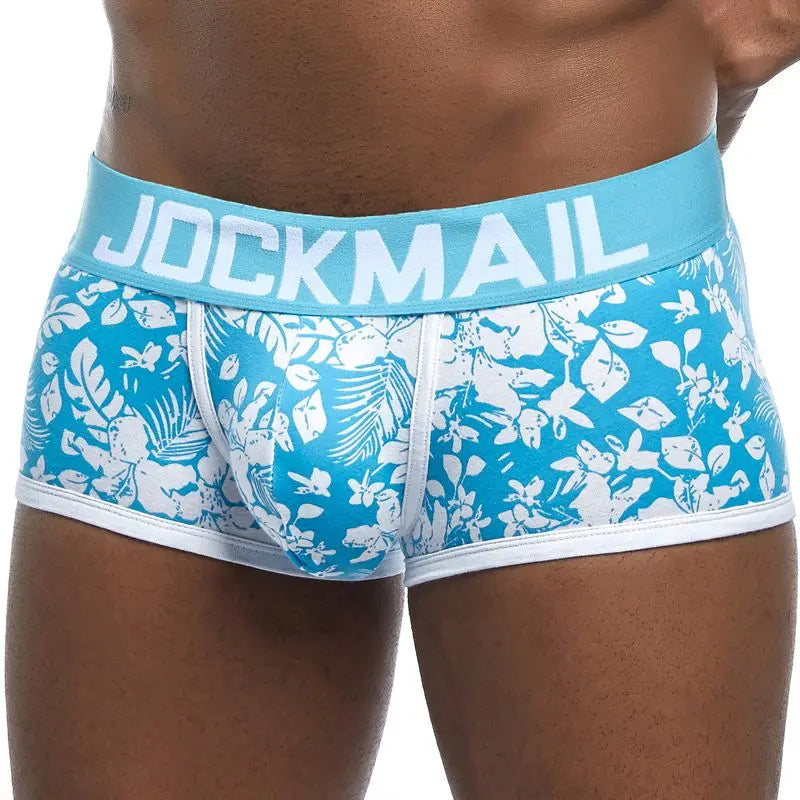 JOCKMAIL Brand Male Breathable Boxers Cotton Men Underwear