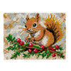 Latch Hook Rug Kit Crochet Carpet DIY Rug Crochet Yarn Kits Fashion Cartoon Pattern Gift Carpet Making Kit for Festival Carpet