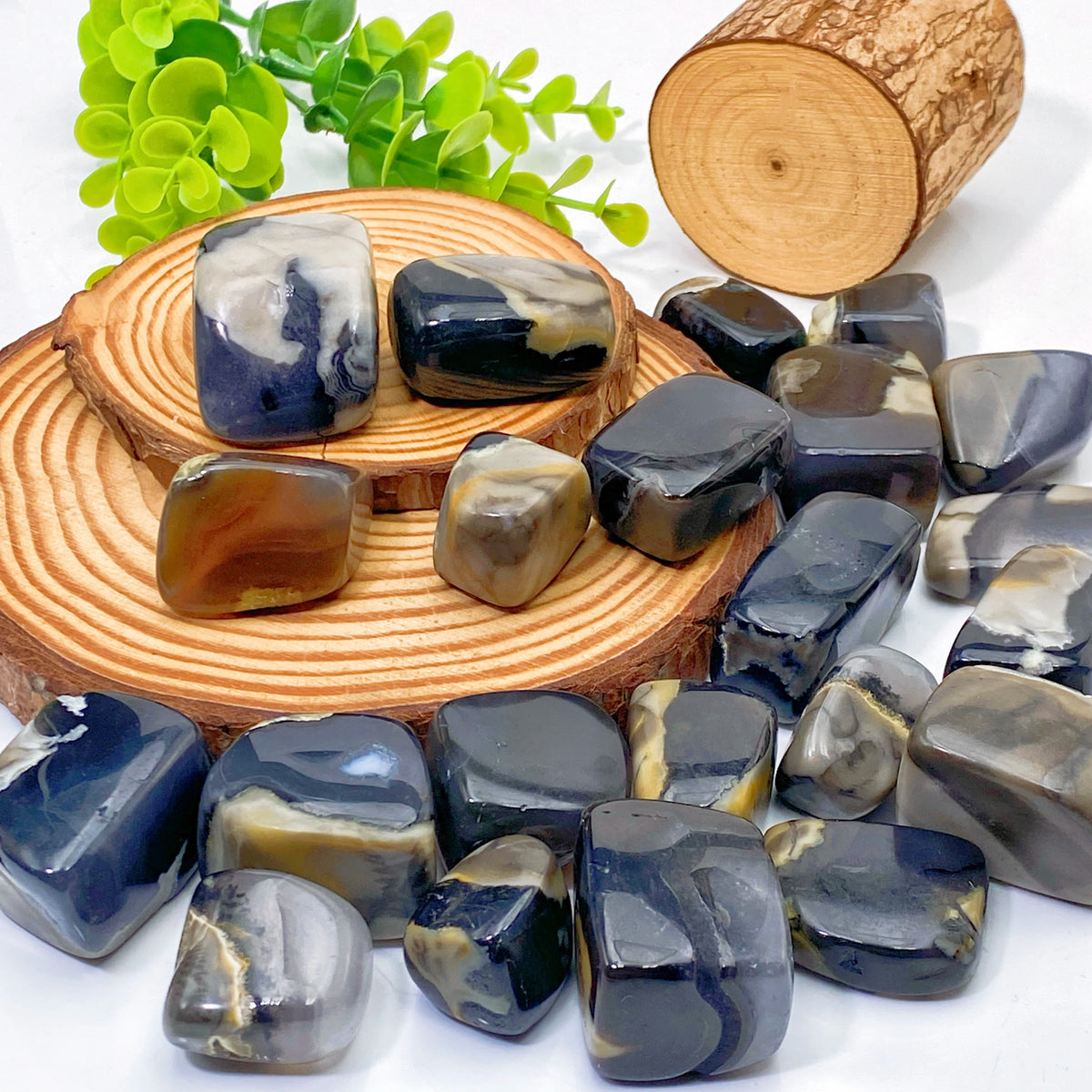 2PCs Volcanic Agate Stone-UV Fluorescent,Irregular Shape,Stone Collections,Excellent Gifts,Family And Friends Gift,DIY Decor