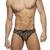 Men's Leopard Print Swimwear Briefs