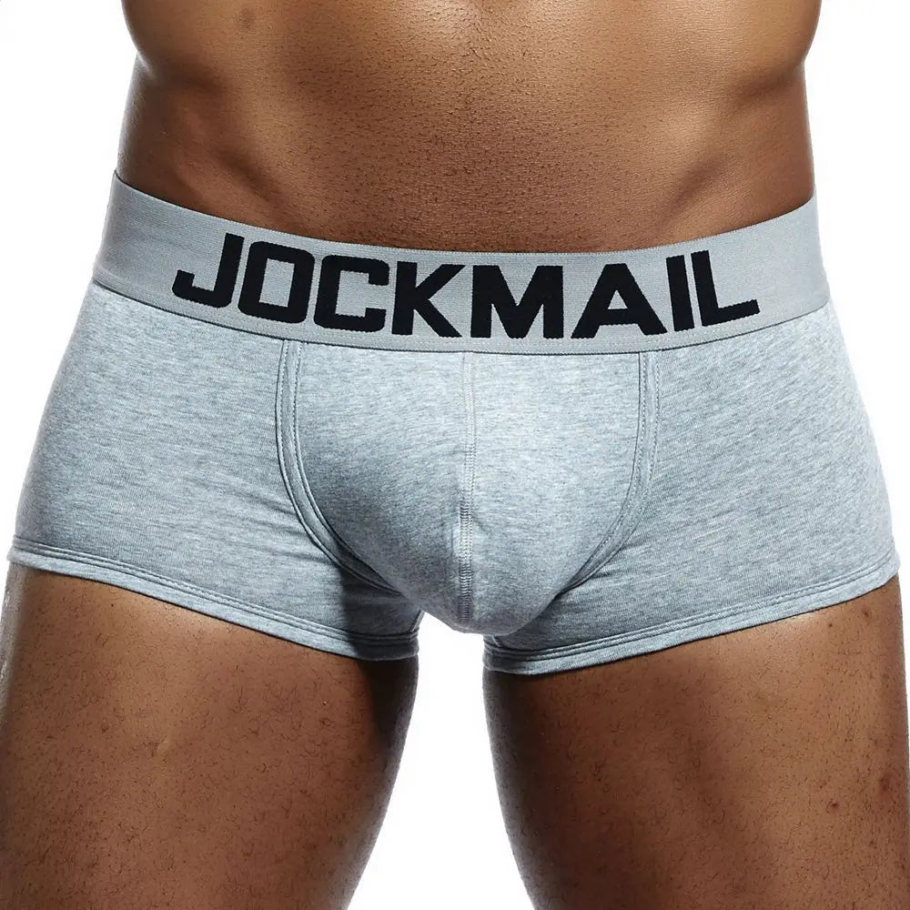 JOCKMAIL Brand Male Panties Breathable Boxers Cotton Men Underwear