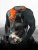 Sale 3D Printed Lion Pattern Men's T-Shirt Casual Comfortable Long Sleeve T-Shirt Unisex Fashion Autumn Unisex T-Shirt Clothing