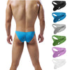 Wrinkle Large Size Briefs High Elastic Ice Silk Man Underwear
