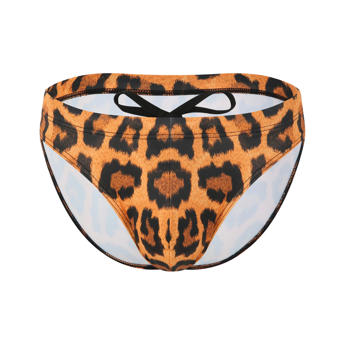 Men Sexy Swim Briefs Swimsuit Bikini Man Leopard Swimwear Swimming Trunks Bathing Suit Beachwear Sunbathing Shorts
