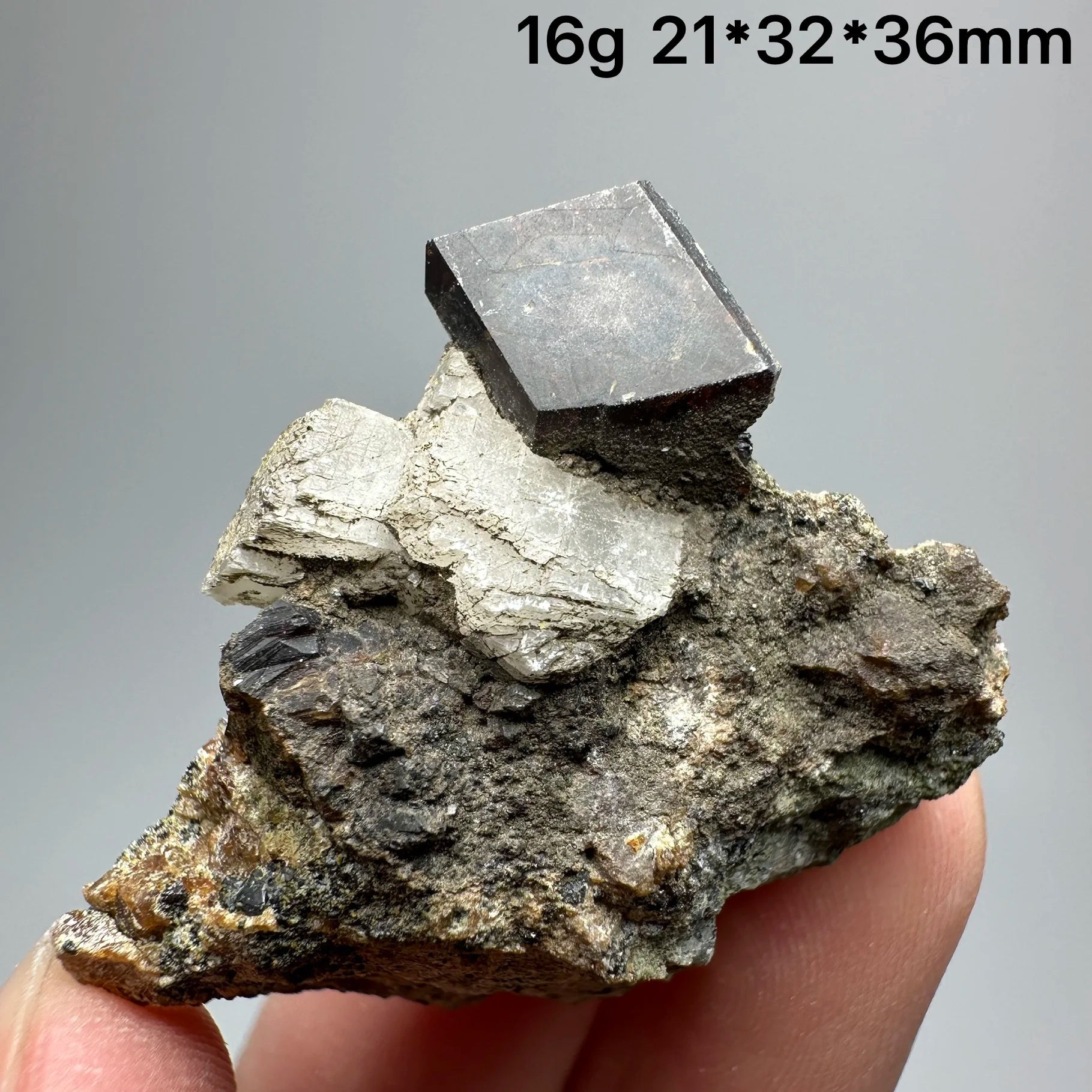 Natural Dark Brown Andradite Garnet Cluster Raw Crystal Mineral Specimen Calcite Matrix Healing Stone Home Decoration