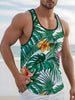 Summer Daily Men's Casualtank Top Outdoor Beach Men's Fashion Tank Top Hawaiian Men's Fashion 3D Coconut Print Sleeveless Top