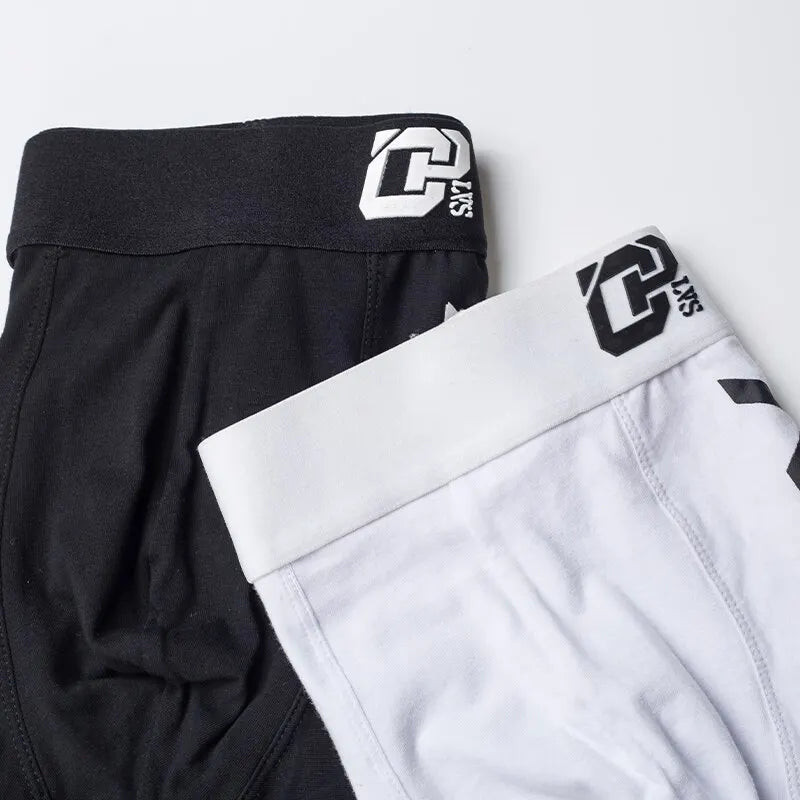 1/2Pcs ORLVS Mens Boxer Sexy Underwear Soft Long Boxer Cotton Soft Underpant Male Panties 3D Pouch Shorts Under Wear Pants Short