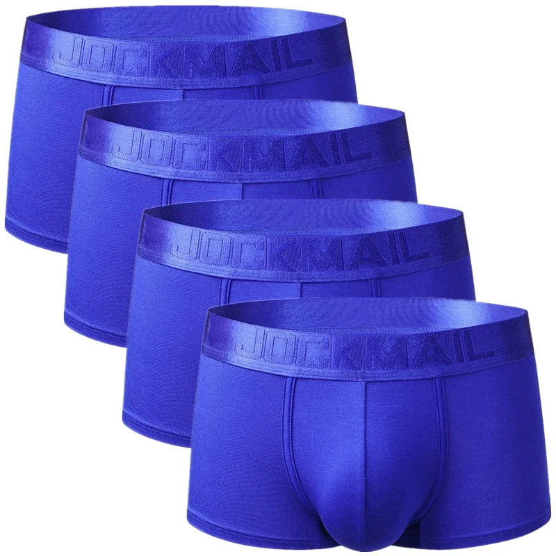 4PCS/Lot Underwear Men Boxer Men's Underpants Shorts Man Panties Boxershorts Boxer Hombre Ropa Interior Hombre Modal Breathable