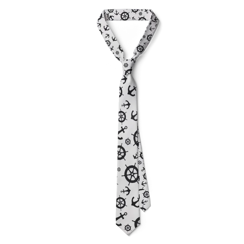 Fun Mathematical Formula Men's Tie 3D Printing 8CM Fashion Novelty Creative Tie Number Symbol Casual Trend Party Tie Unisex