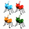 New 4-1PC Ant Decor Outdoor Garden Cute Insect Metal Ant Living Room Wall Art Sculptures Wall Hang Home Decors Jewelry Ornament
