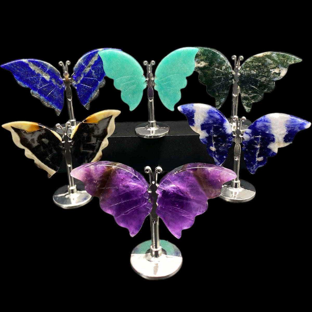 1PC High Quality Natural Multi-material Butterfly,Birthday Gift,Women Gift,Scene Decoration,Crystal Ornaments,Table Decoration.